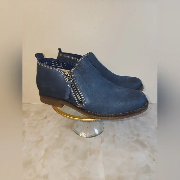 Hush Puppies Blue Ankle Boots - Picture 2 of 6